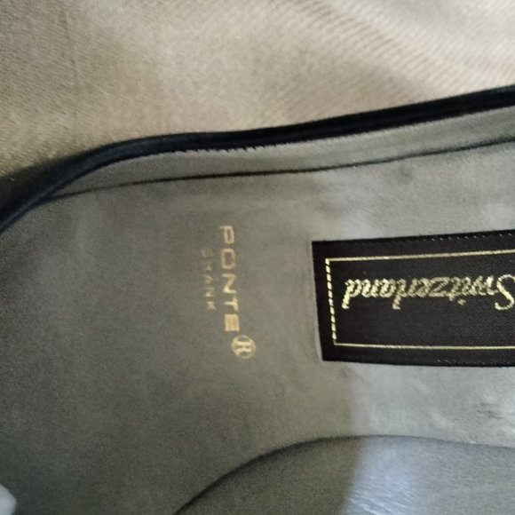 Gently Preloved genuine leather Bally of Switzerland Kitty Black heels size 7M - Picture 8 of 9